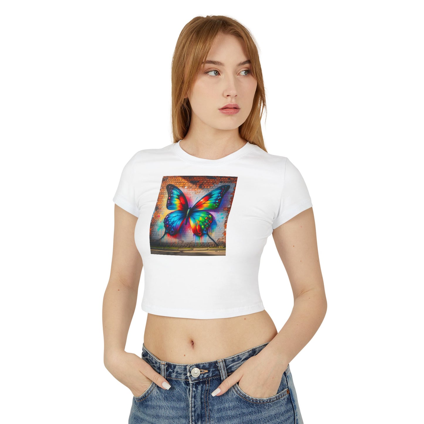 Women's Butterfly Baby Tee