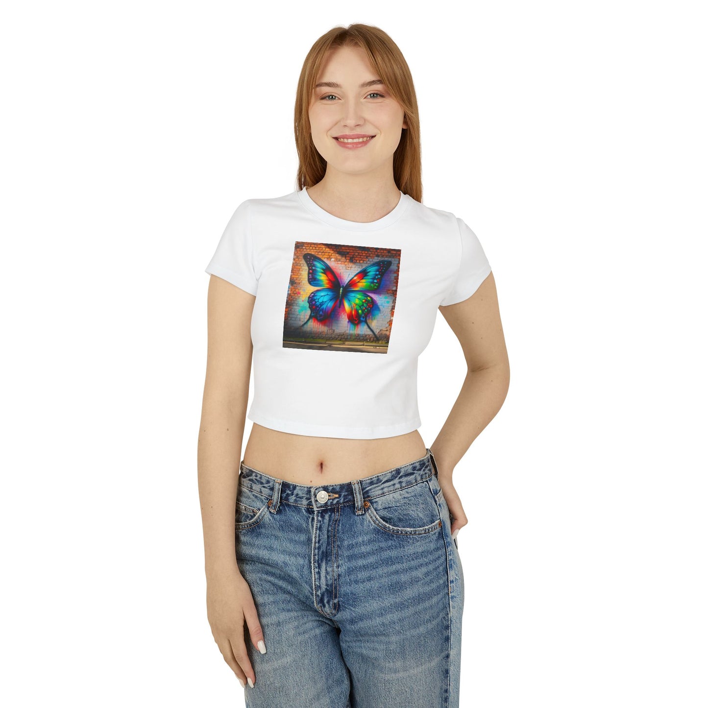 Women's Butterfly Baby Tee