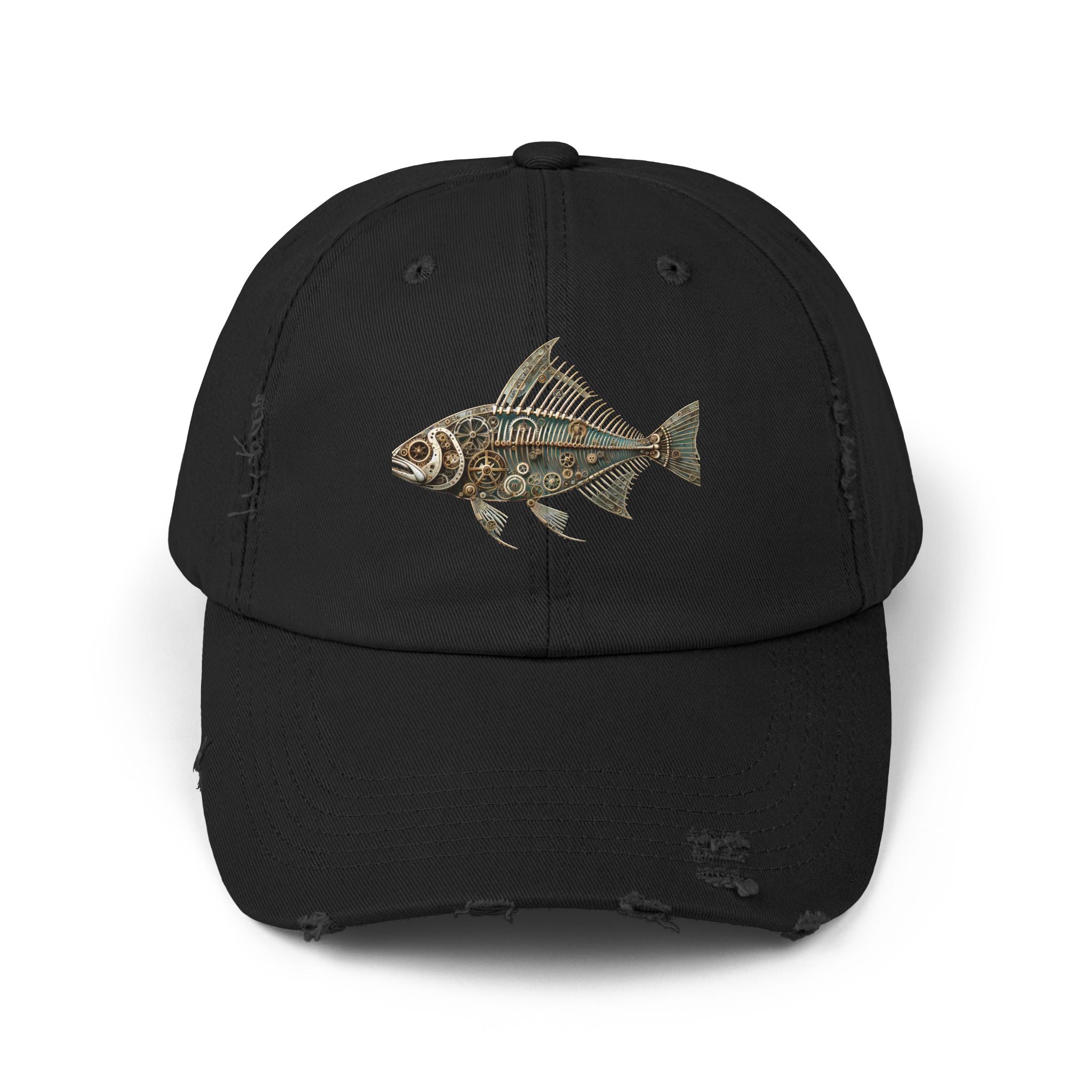 Steampunk Fish Bone Cap