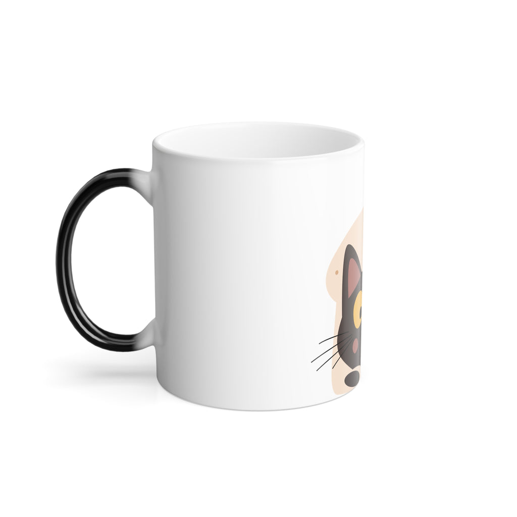 Color Morphing cat Mug, 11oz