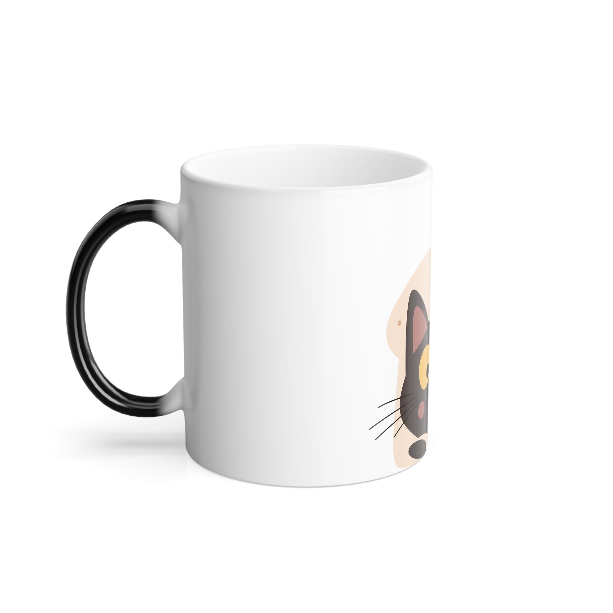 Color Morphing cat Mug, 11oz