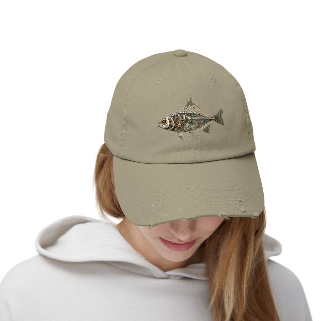 Steampunk Fish Bone Cap