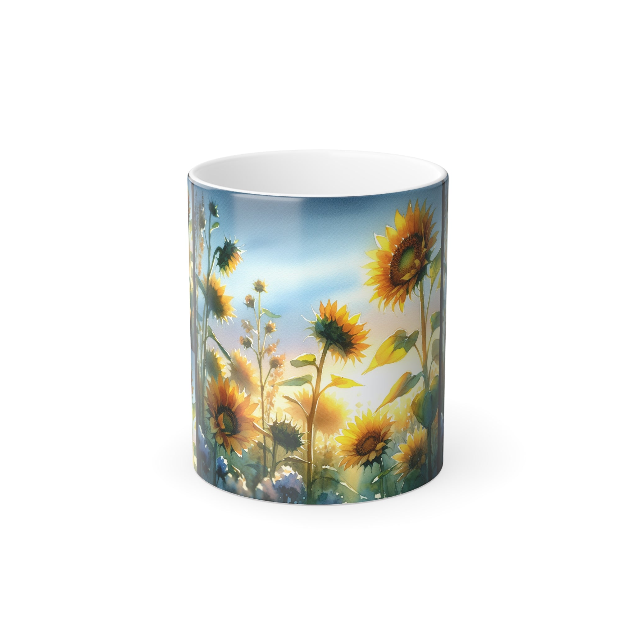Color Morphing Sunflower Mug, 11oz