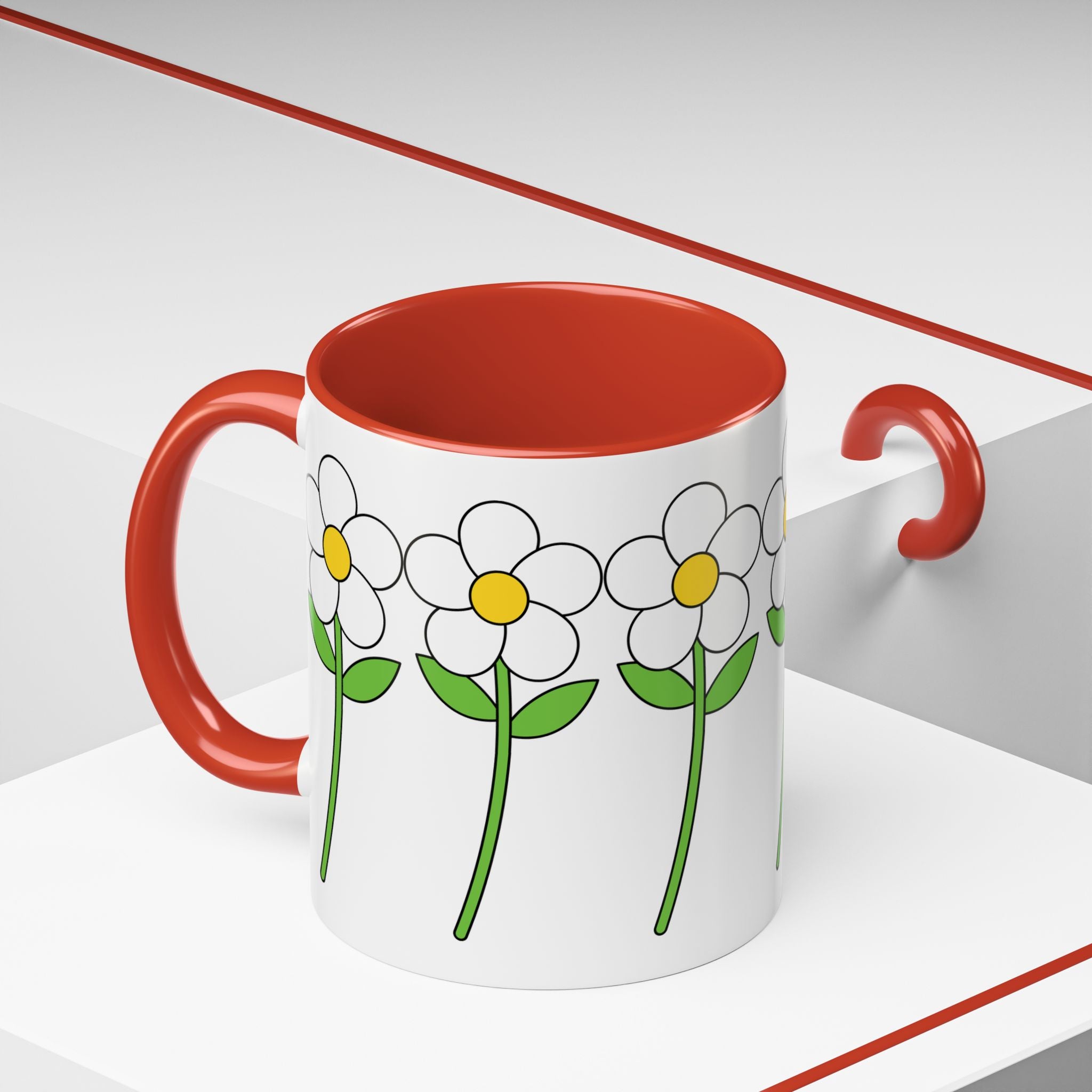 Flower Coffee Mug (11, 15oz)
