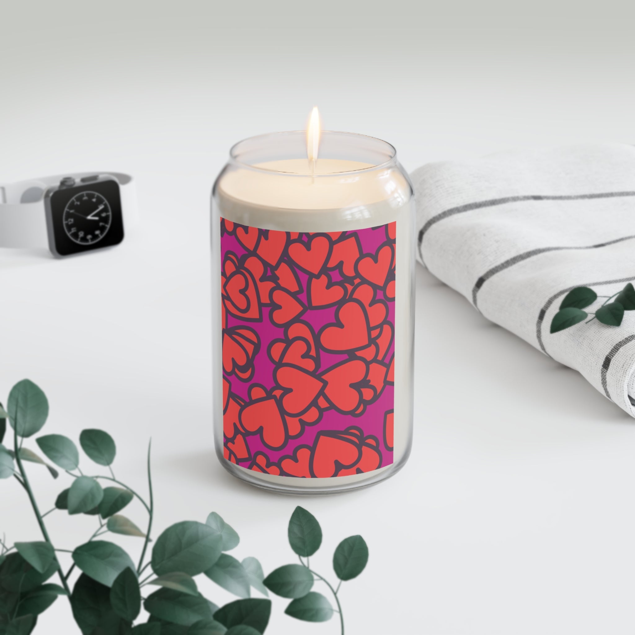 Scented Heart Candle, 13.75oz