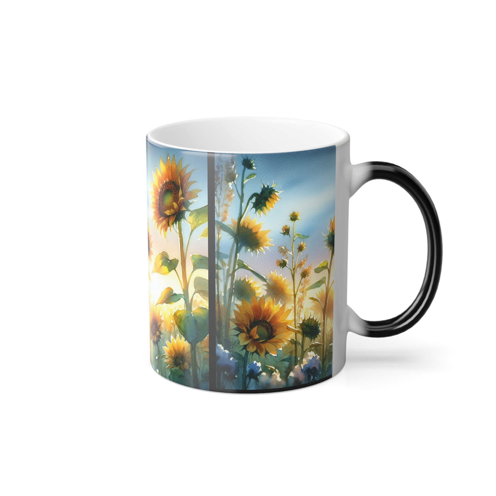 Color Morphing Sunflower Mug, 11oz