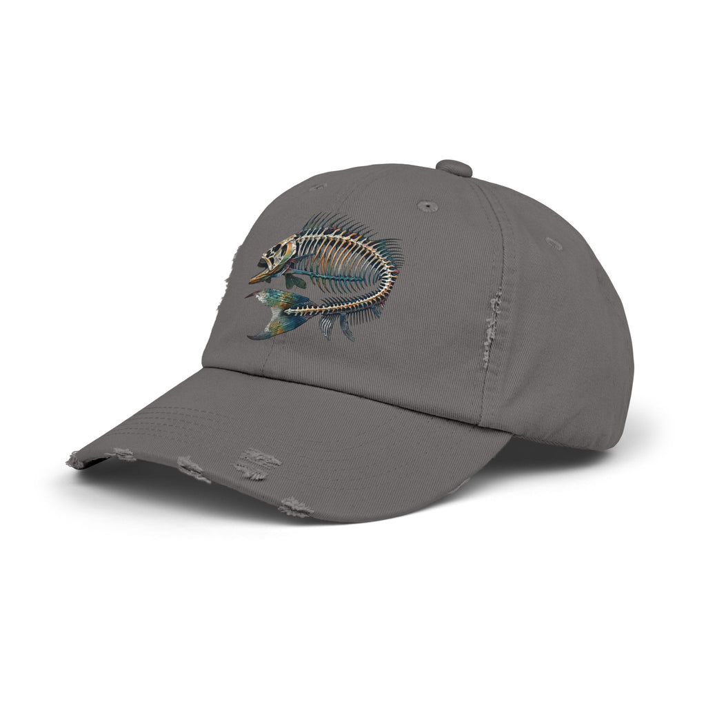 Gyotaku Style Distressed Cap