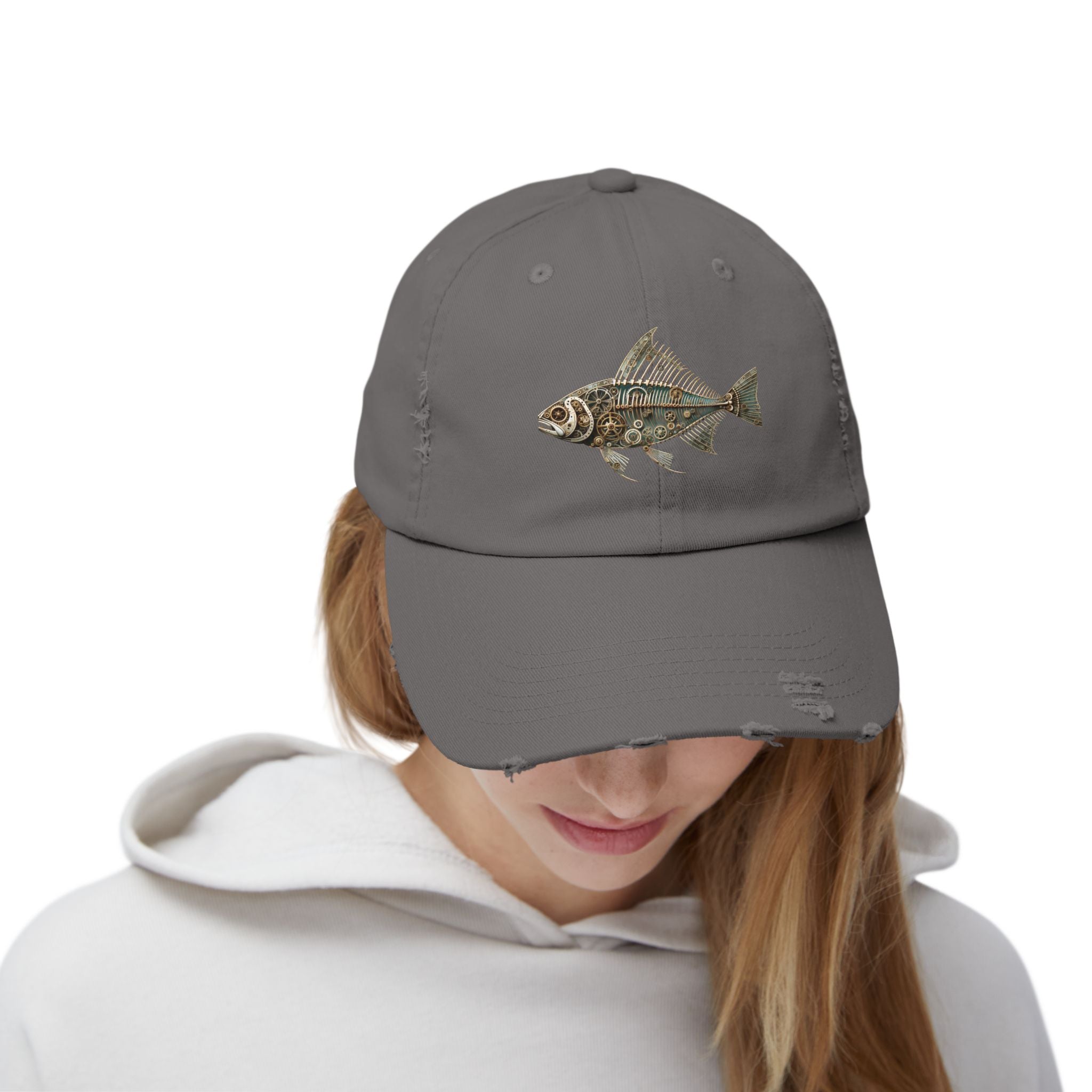 Steampunk Fish Bone Cap