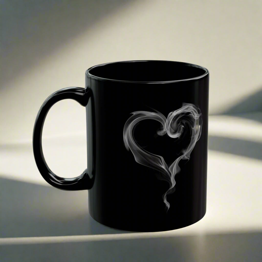 Black Heart Mug (11oz, 15oz)