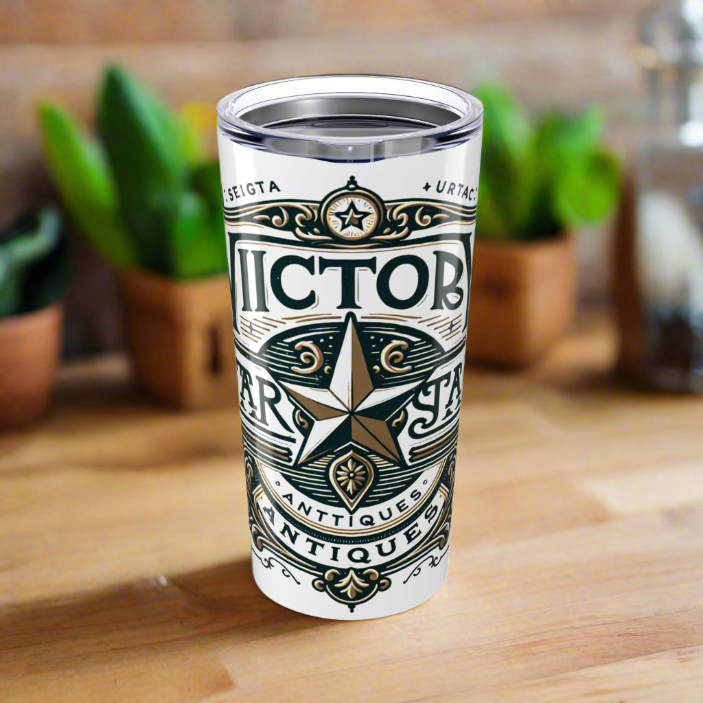 Victory Star Antiques Tumbler 20oz