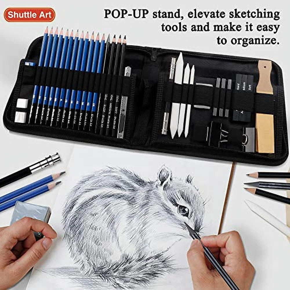 Sketching and Drawing Pencils Art Sets (37 Piece)