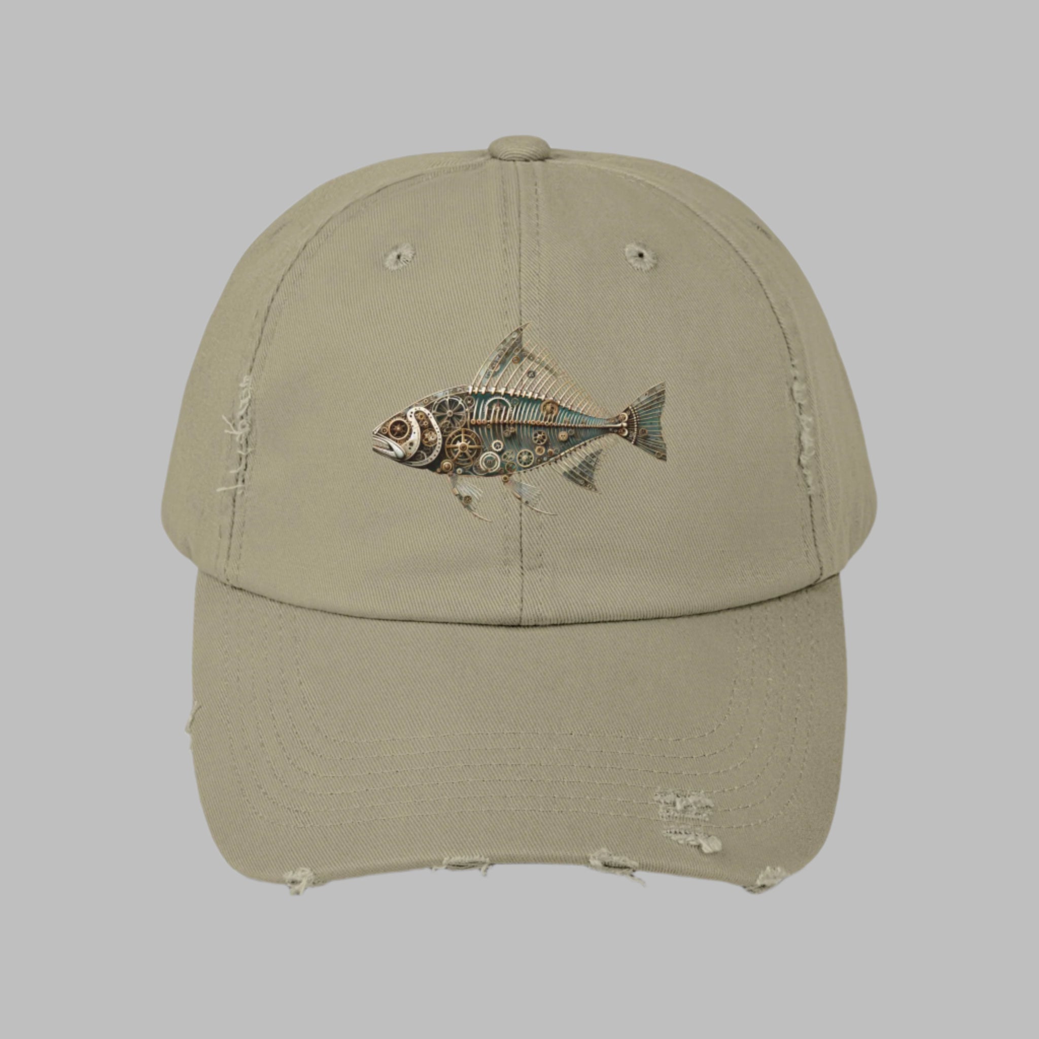Steampunk Fish Bone Cap