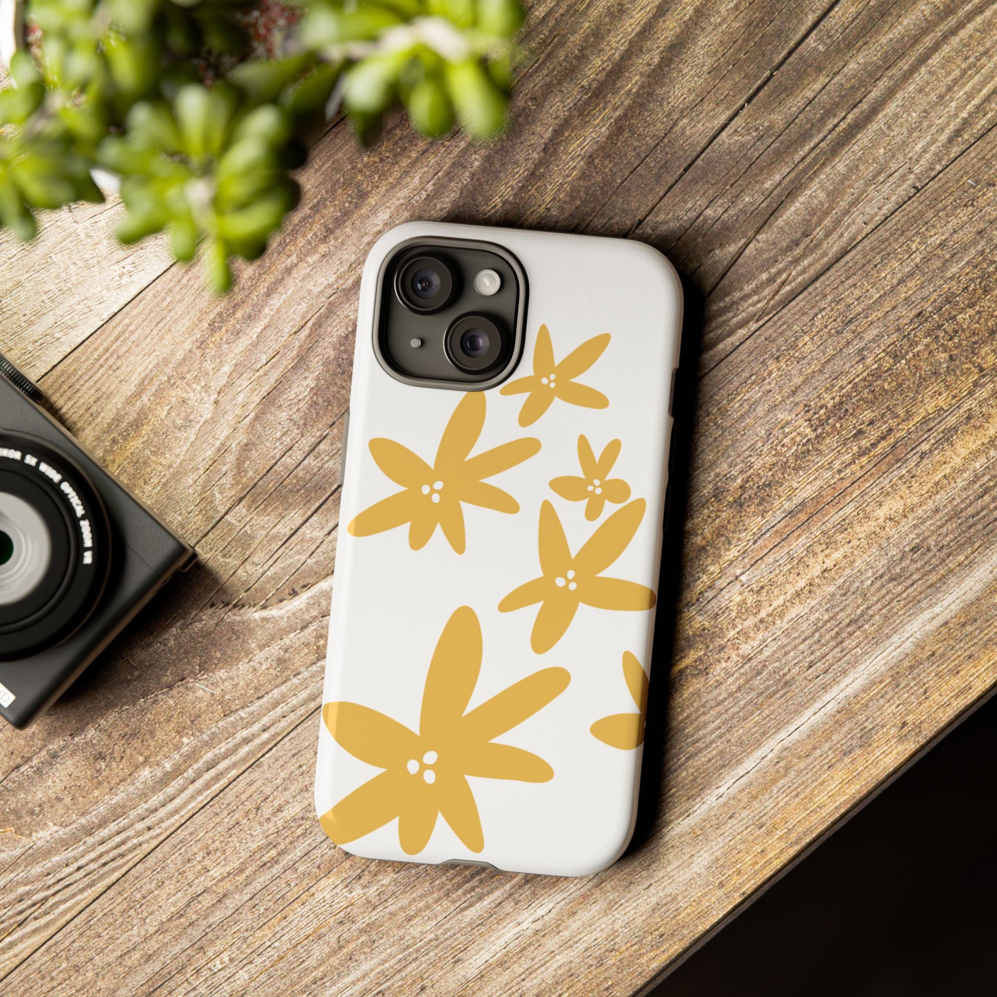 Flower Design Tough Case iPhone 15
