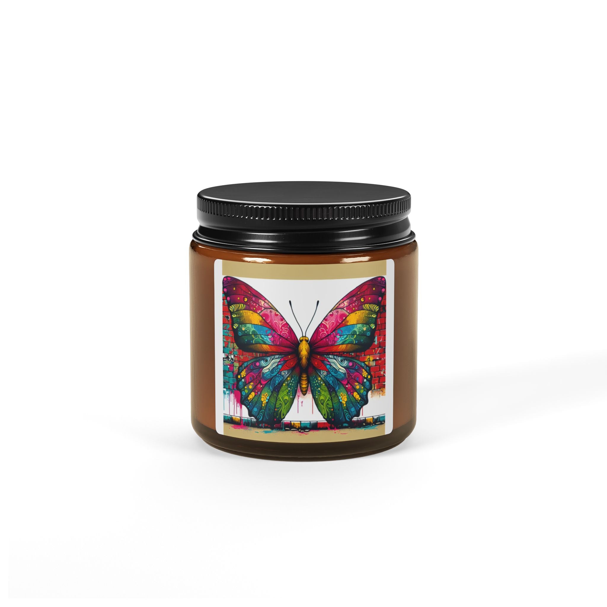 Scented Soy Candle (Multi-Size, Amber Jar)