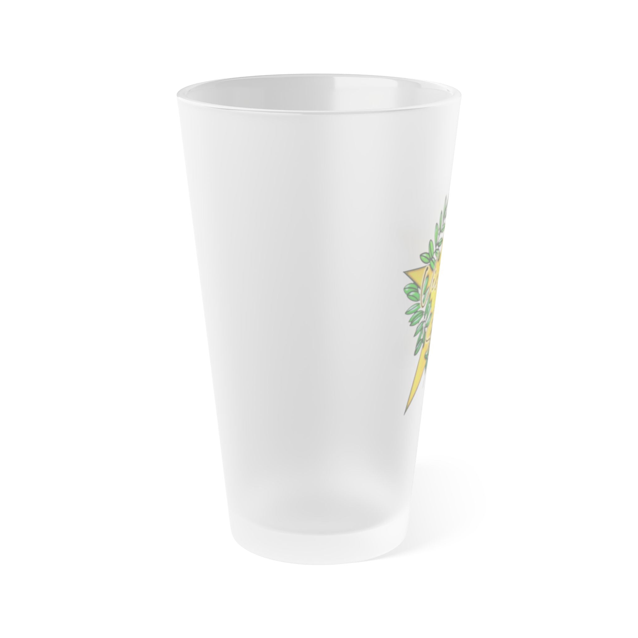 Victory Star Frosted Pint Glass, 16oz