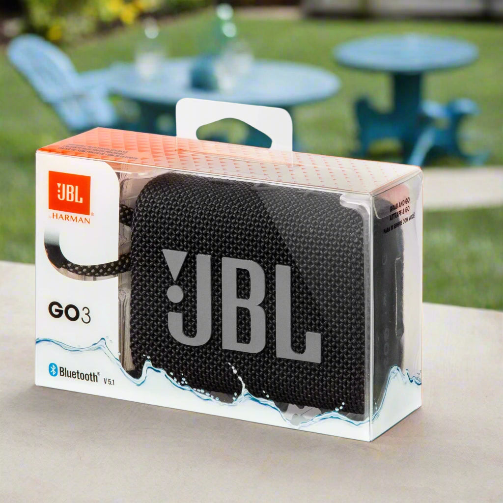 Go 3 - Portable Waterproof Speaker - Black