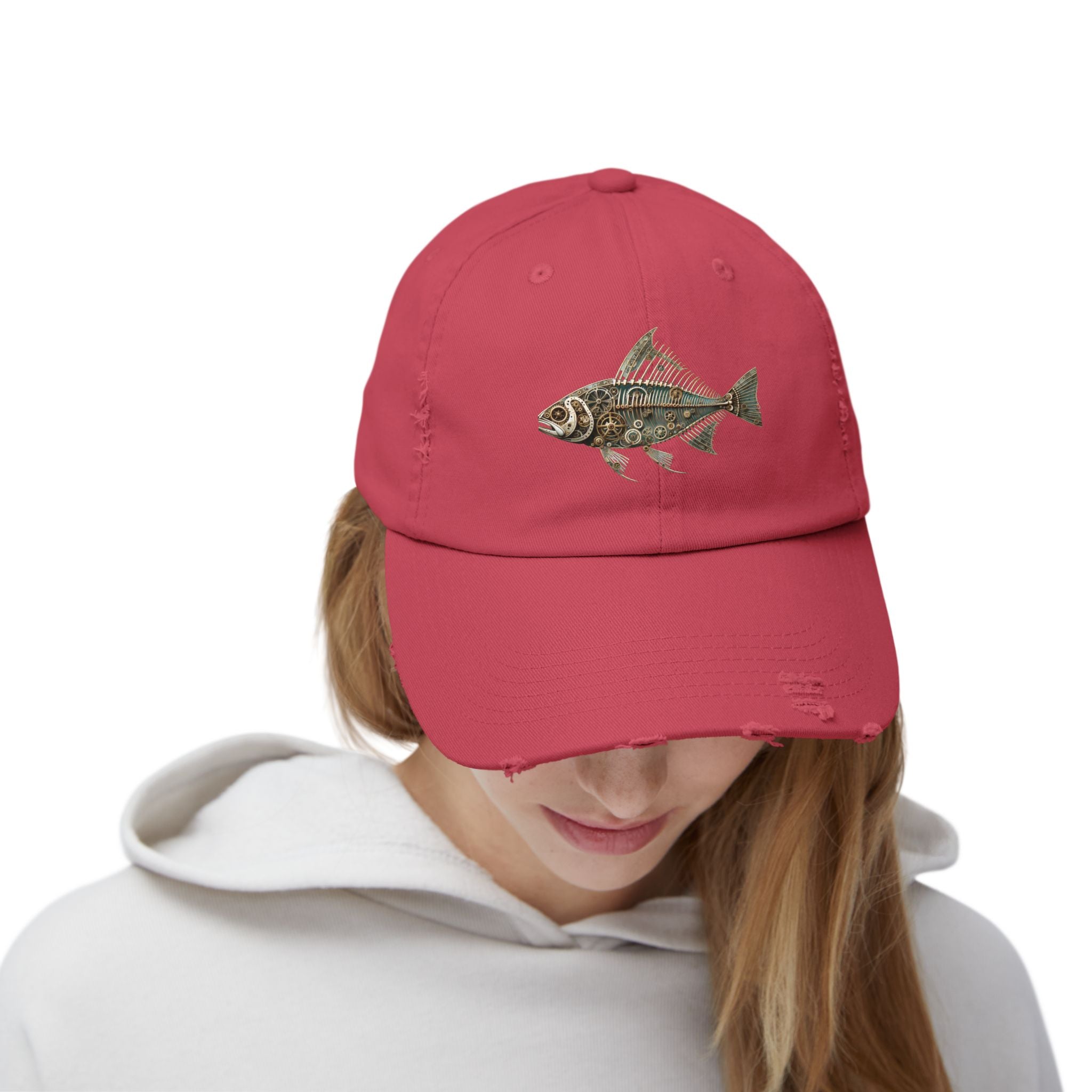Steampunk Fish Bone Cap