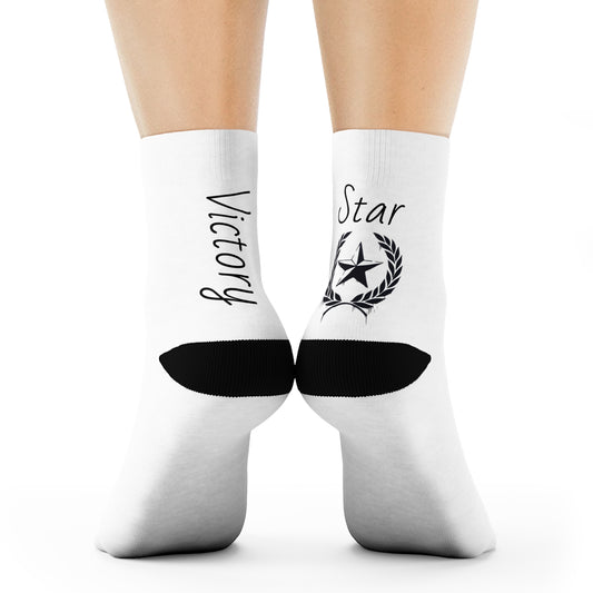 Victory Star Crew Socks