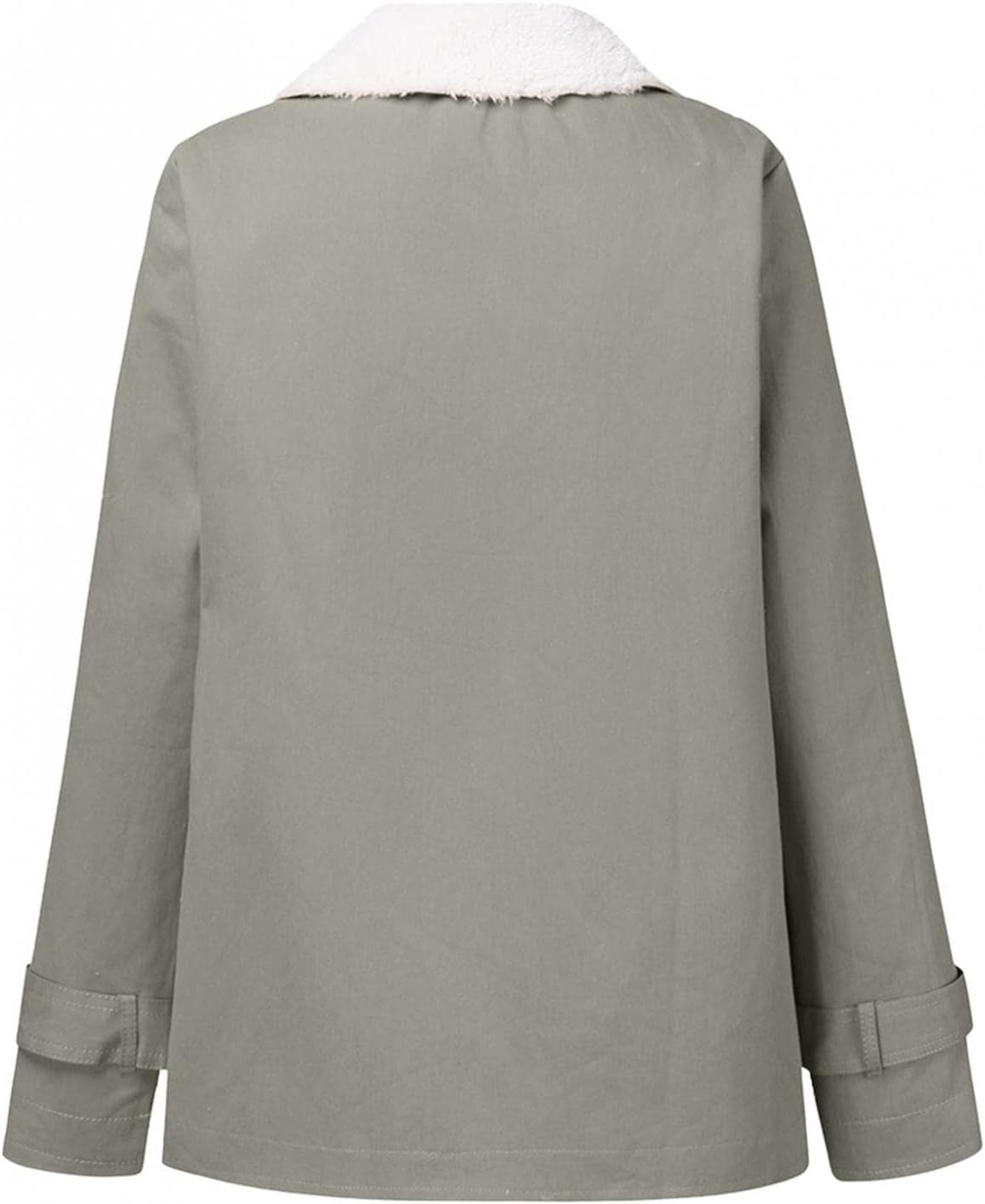 Winter Coats for Women,Womens Winter Warm Coats Lapel Jackets Thicken Fleece Coat Long Sleeve Overcoat Pockets 31