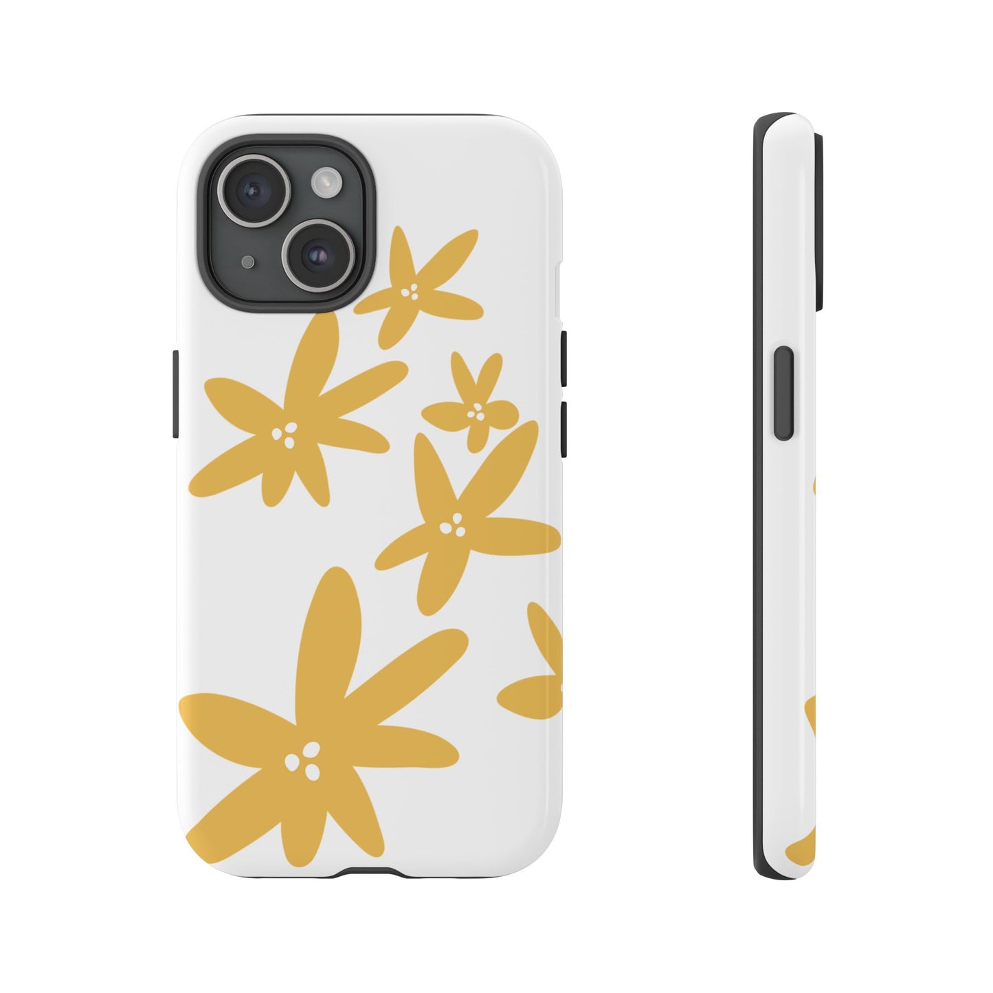 Flower Design Tough Case iPhone 15