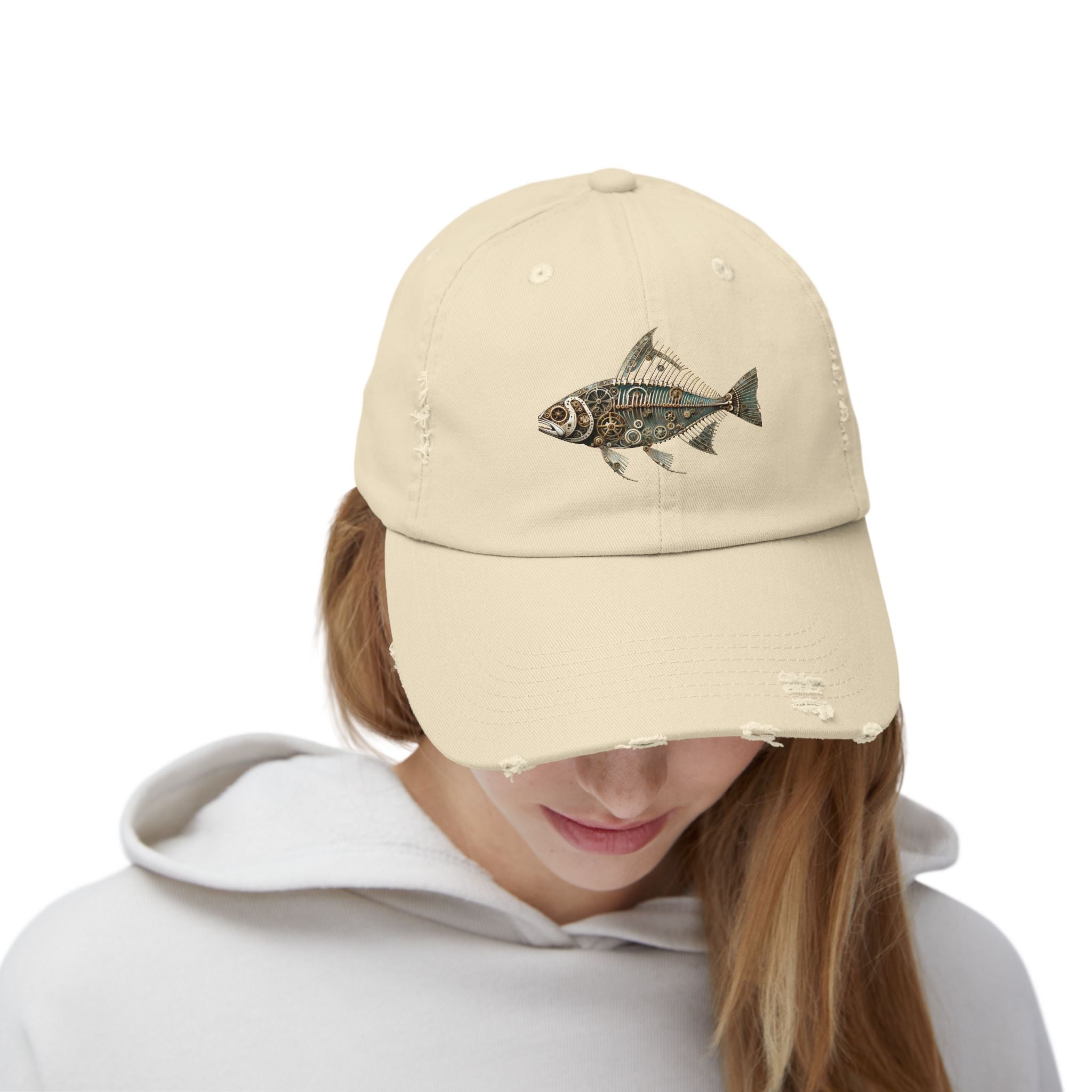 Steampunk Fish Bone Cap