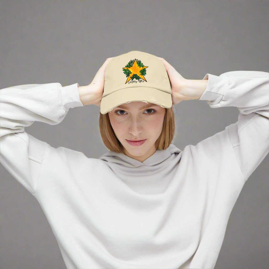 Unisex Distressed Cap