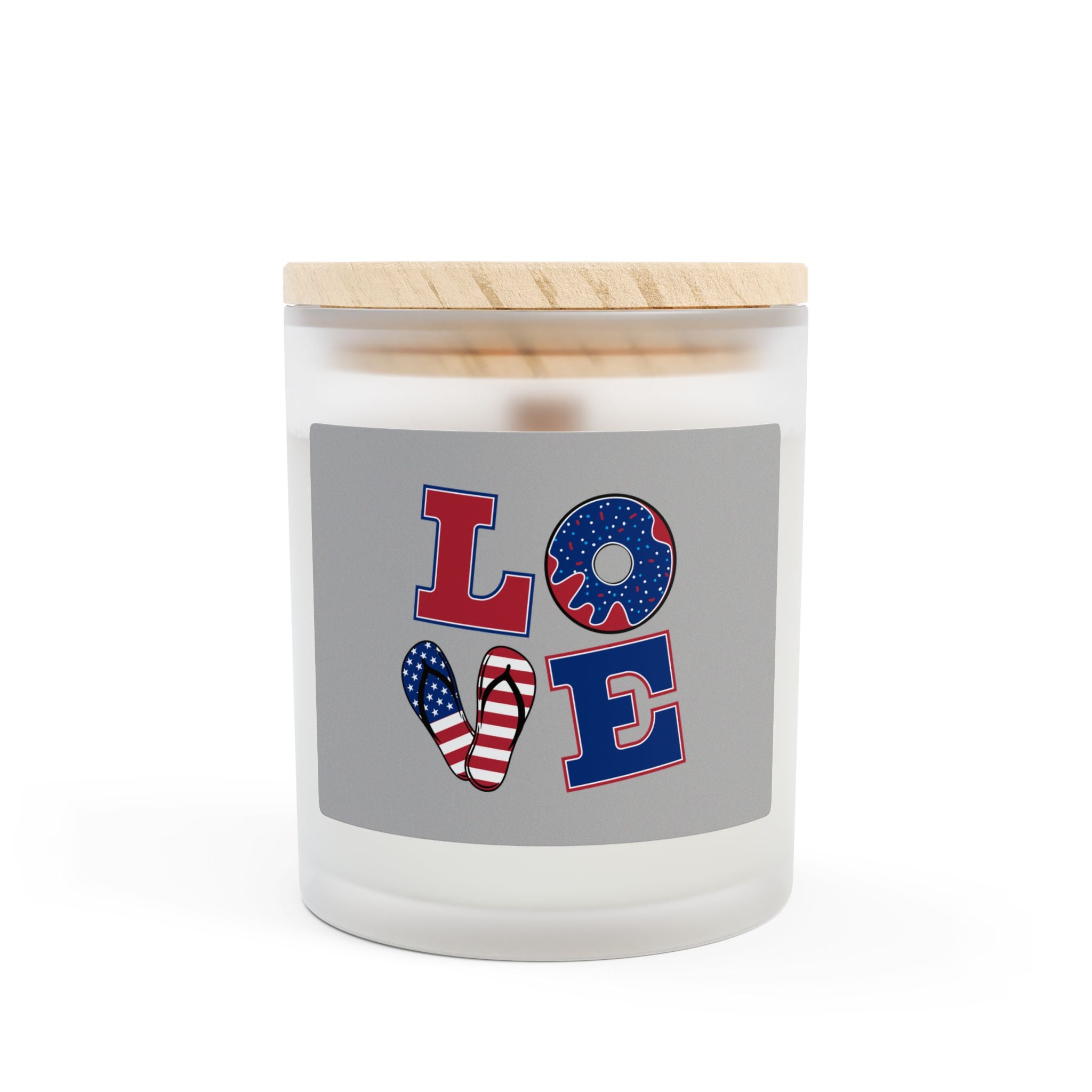Frosted Glass Candle, 11oz
