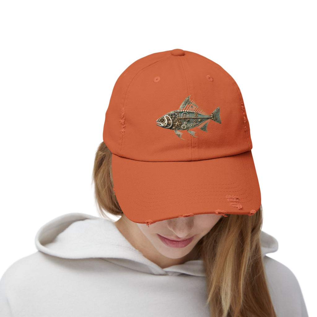 Steampunk Fish Bone Cap
