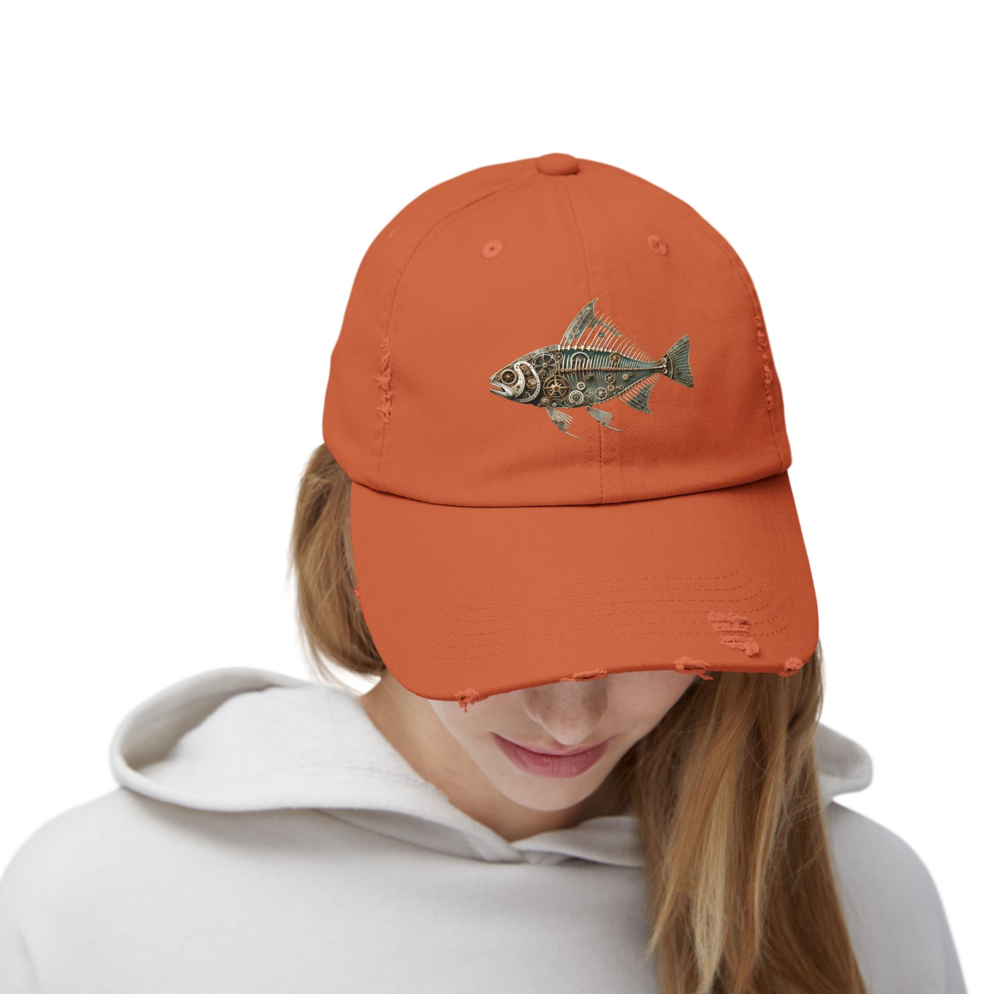Steampunk Fish Bone Cap