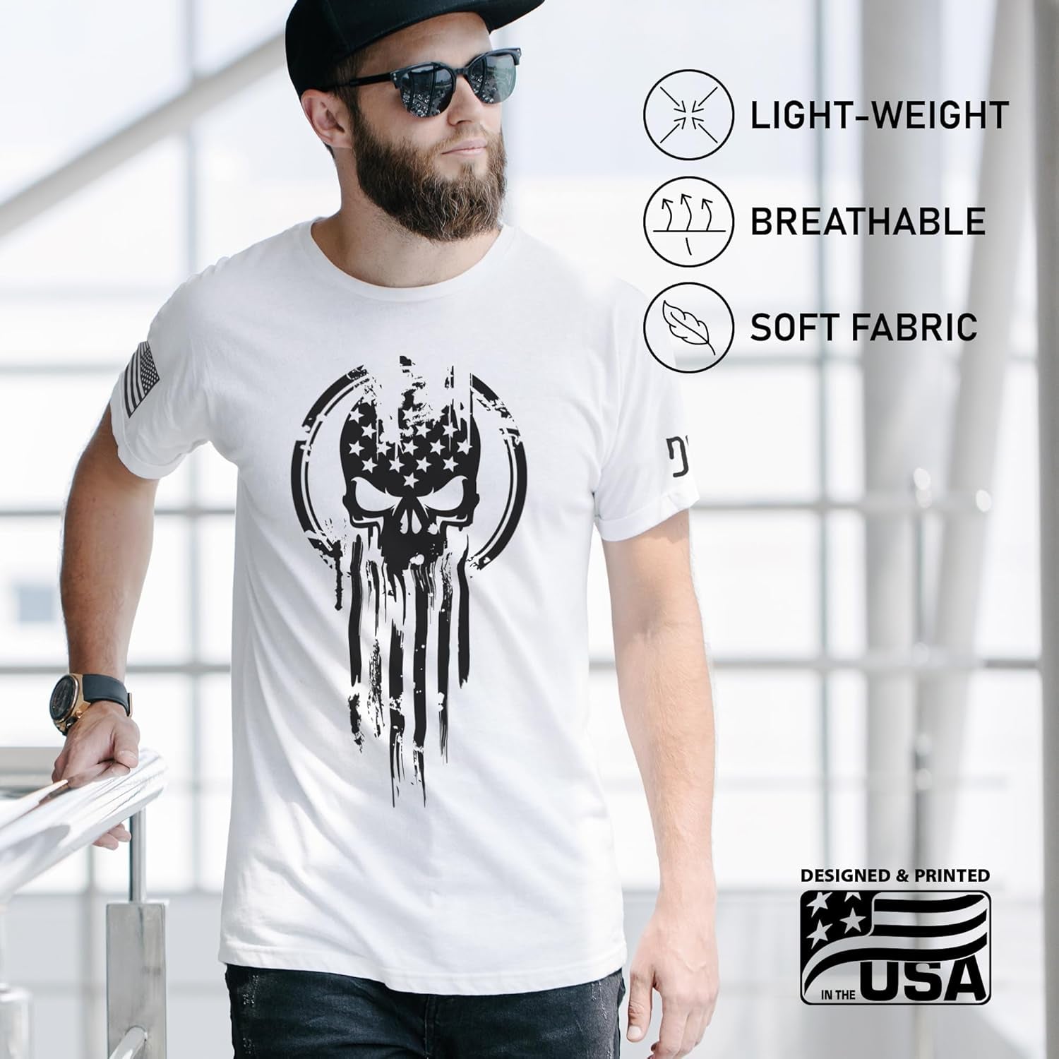 Mens Graphic T-Shirt - American Warrior