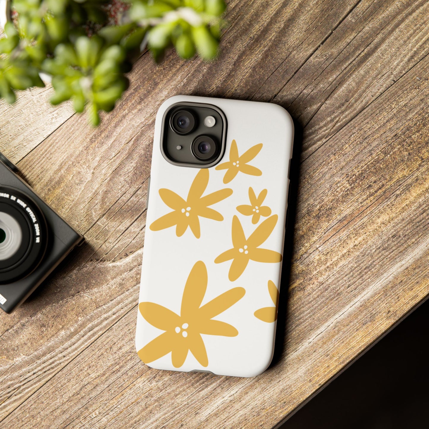 Flower Design Tough Case iPhone 15