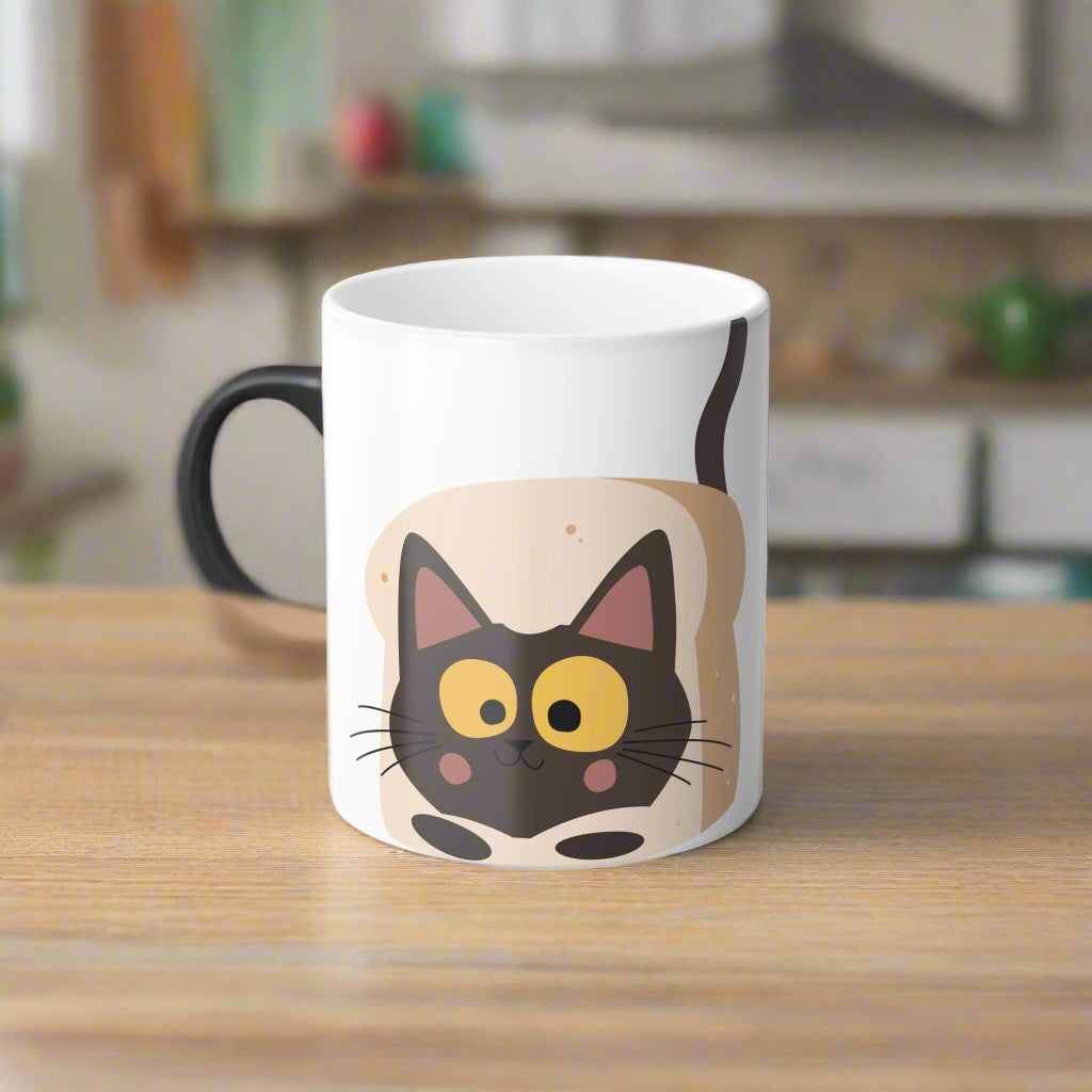 Color Morphing cat Mug, 11oz
