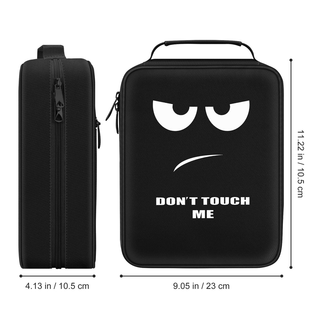 Dont Touch Me Oxford Fabric Pencil Case, Multicolor