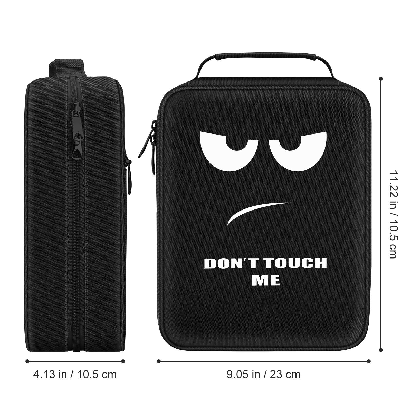 Dont Touch Me Oxford Fabric Pencil Case, Multicolor