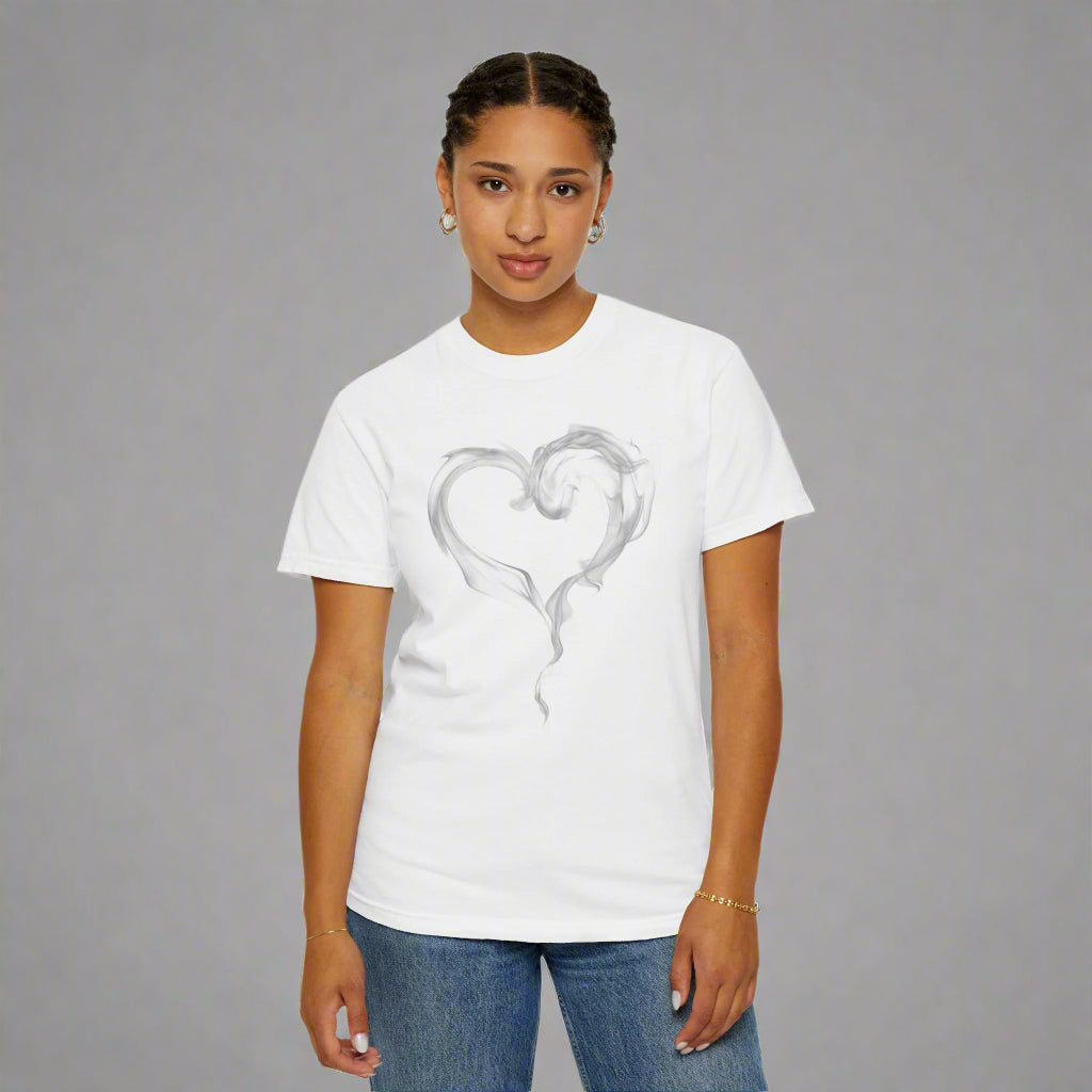 Smokey Heart Garment-Dyed T-shirt