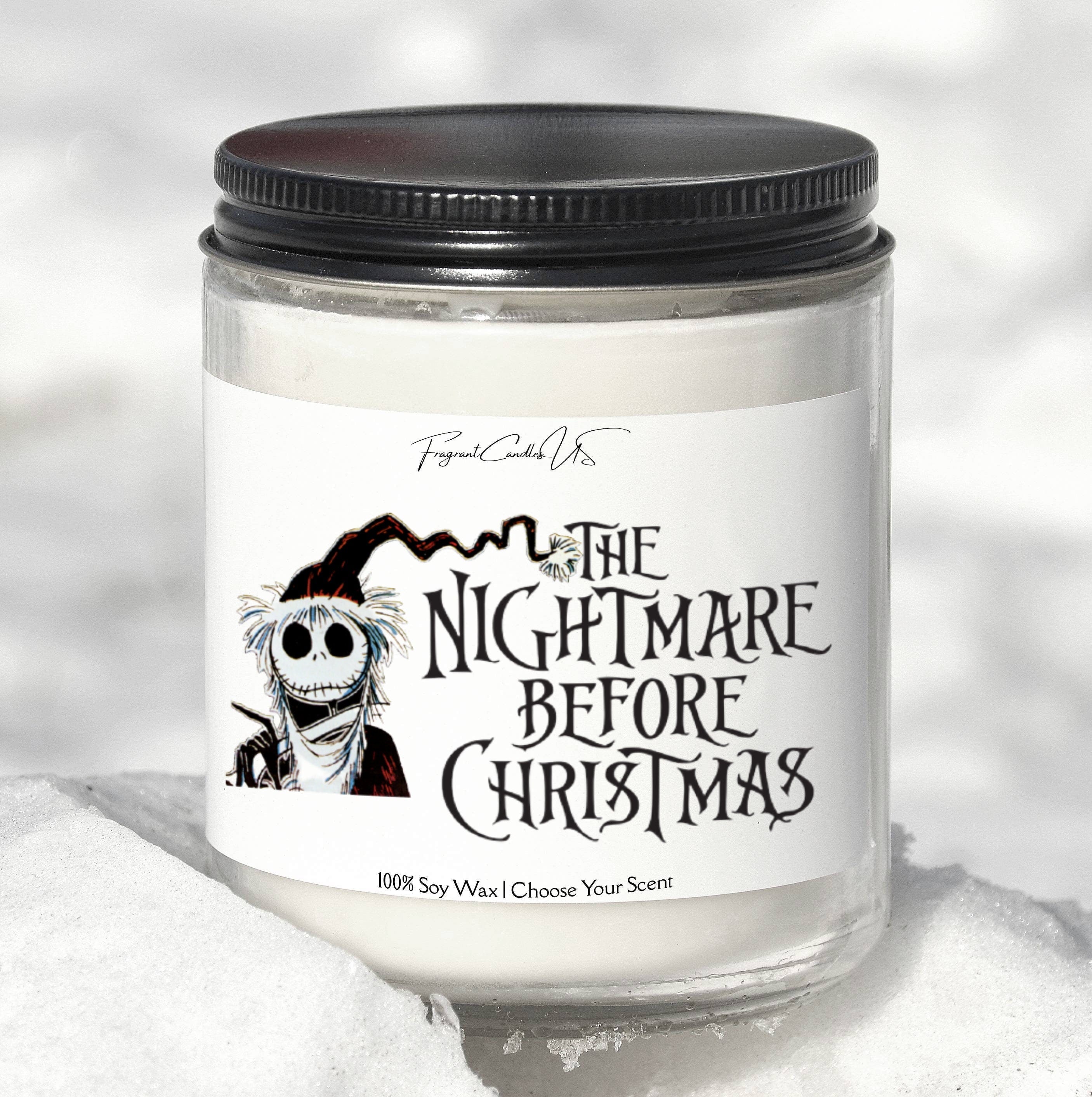 Jack and Sally, the Nightmare before Christmas, Christmas Gifts, Candles, Halloween Candles,Christmas Candles, Halloween Wedding Decorations