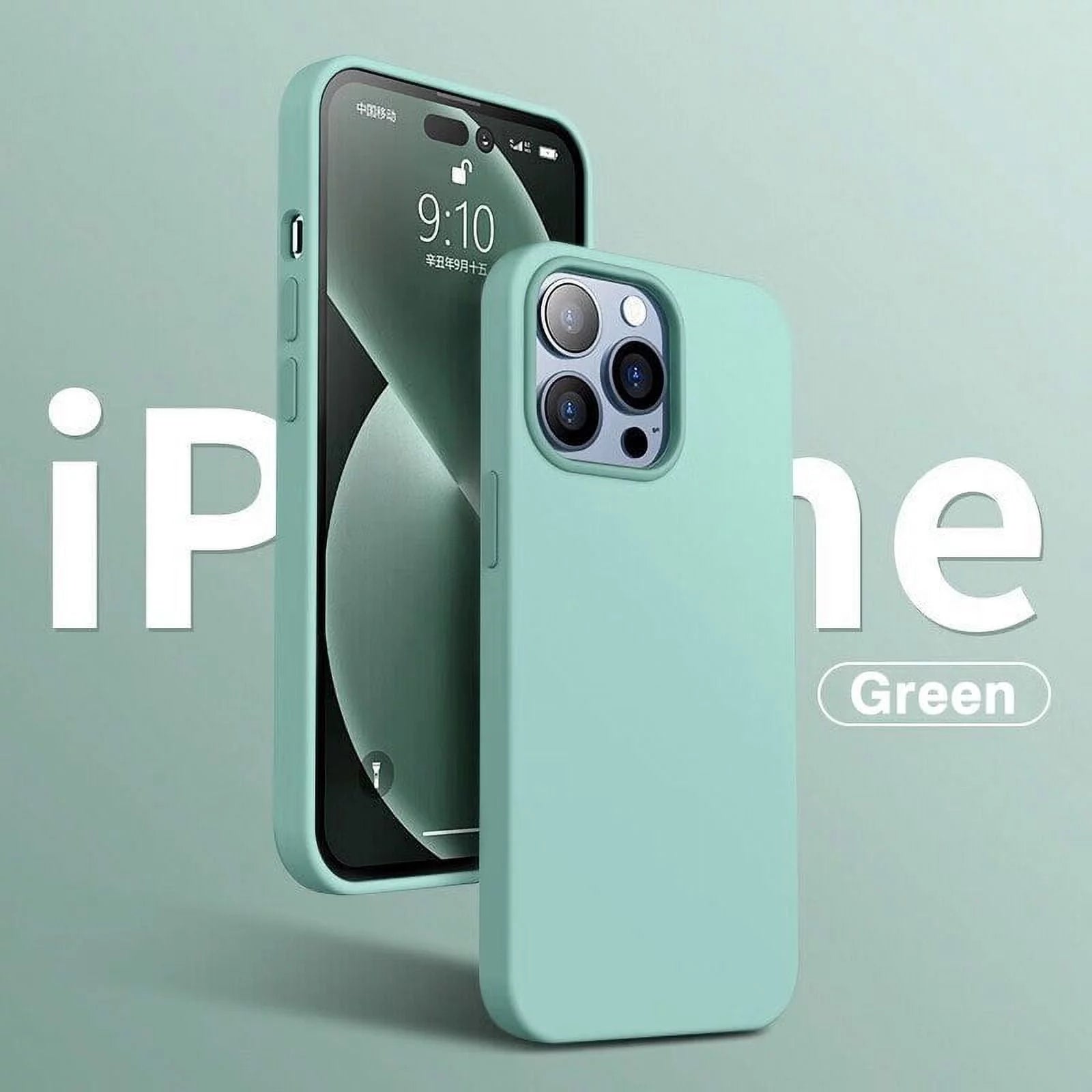 Original Liquid Silicone Phone Case for Iphone 15 11 12 13 14 Pro Max Mini 8 7 plus XR X XS Max SE Shockproof Cover Accessories