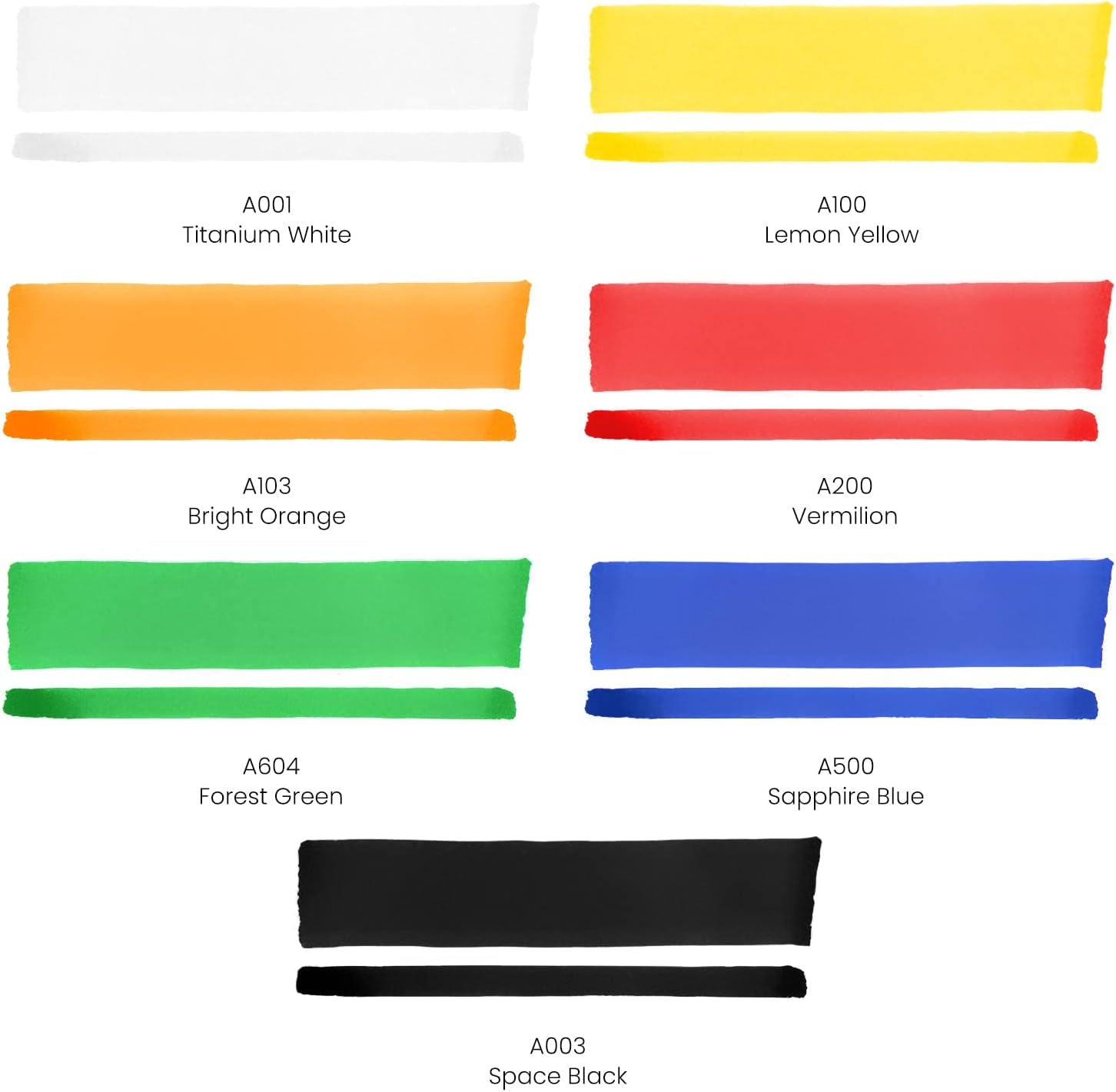 Acrylic Paint Markers, 7 Acrylic Paint Pens in Classic Colors, 3-In-1 Multi-Line Nibs, 5–15 Mm Line, Uv-Resistant, Art & Craft Supplies, Use on Canvases for Painting, Glass, Plastic, Rock